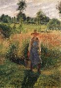 Camille Pissarro, The Gardener,Afternoon Sun,Eragny